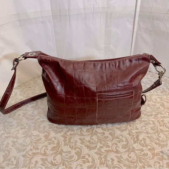 Multisac Crossbody Large Handbag Many Compartments Vegan Leather NWOT Gorgeous - Picture 6 of 10